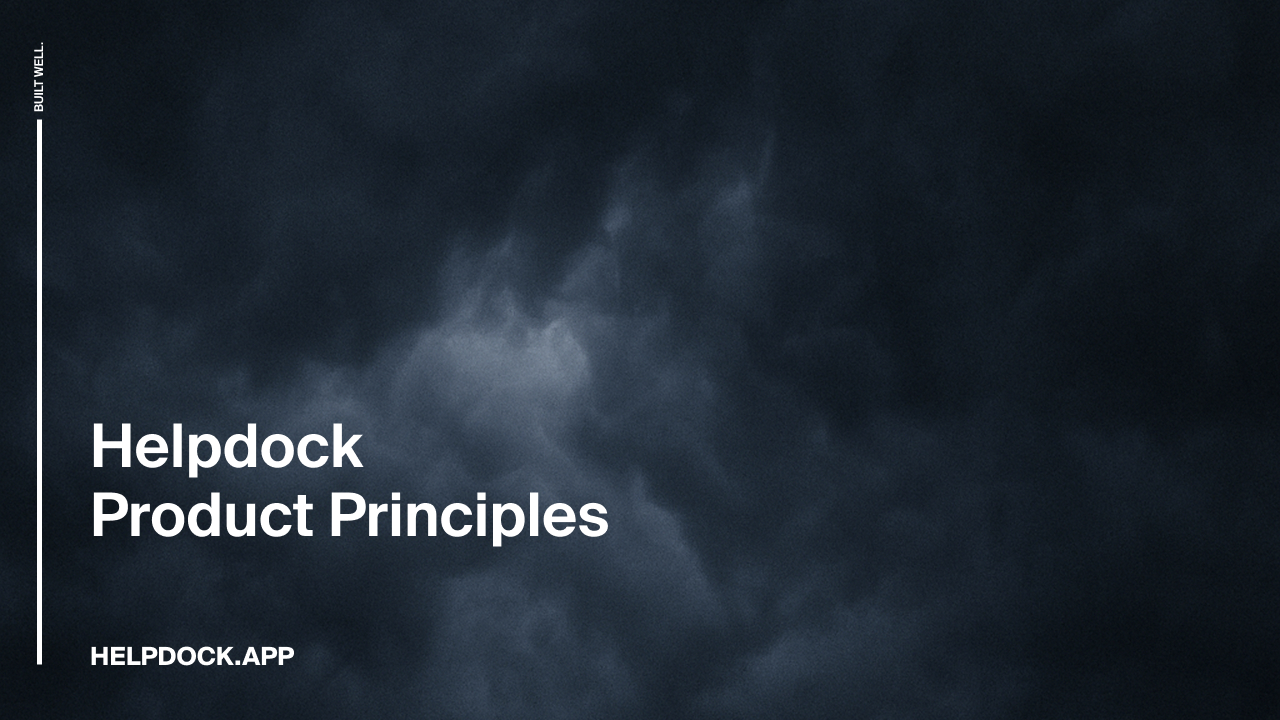 SupportWire Product Principles